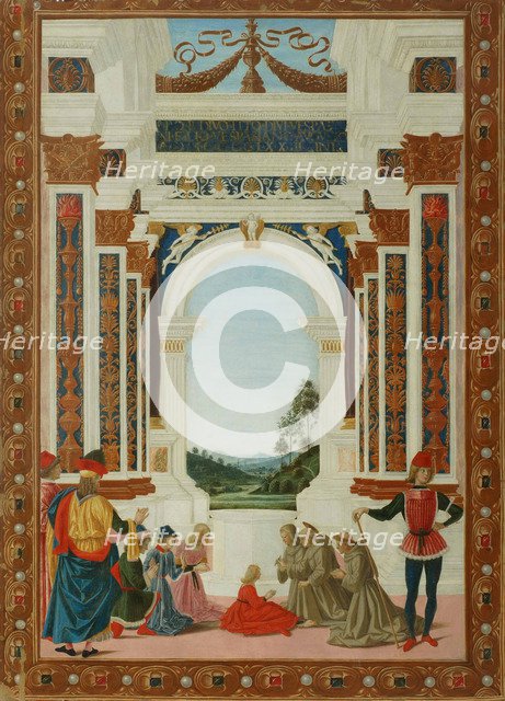 The Healing Wonder of Saint Bernard, c. 1473. Artist: Perugino (ca. 1450-1523)