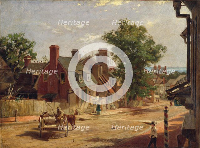 Old Annapolis, Francis Street, 1876. Creator: Francis Blackwell Mayer.