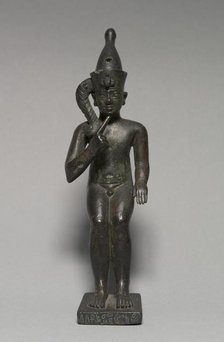 Statuette of Harpocrates, 304-30 BC. Creator: Unknown.