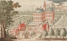 't Huis ter Werve', in: Tooneel Der Voornaamste Nederlands Huizen, En Lust Hoven, Naar T ..., n.d.. Creator: Unknown.