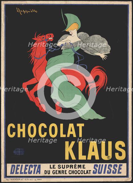Chocolat Klaus , 1902. Creator: Cappiello, Leonetto (1875-1942).