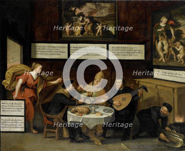 Peace Urging the Churches to be Tolerant, 1600-1624. Creator: Anon.