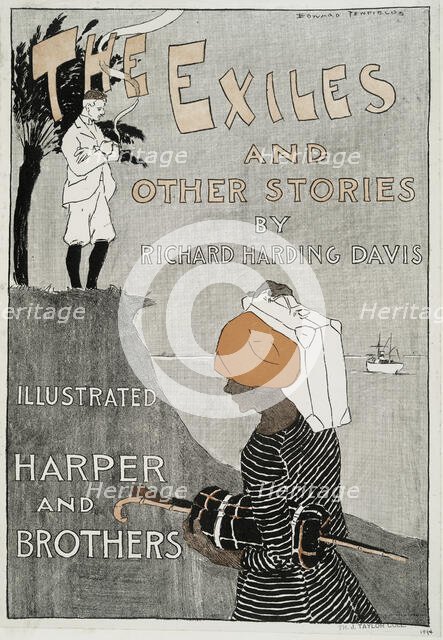 The Exiles and Other Stories by Richard Harding Davis, Illustrated Harper and Brothers, c1894. Creator: Edward Penfield.