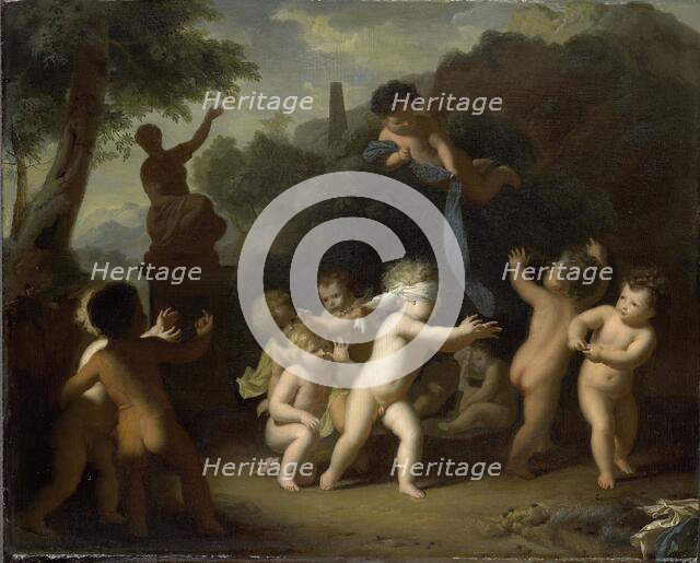 Putti Playing, 1700-1720. Creator: Hendrik van Limborch.