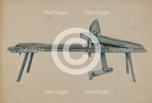 Economy "Schnitzelbank", c. 1937. Creator: Ralph Atkinson.