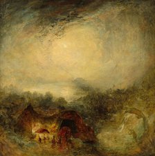The Evening of the Deluge, c. 1843. Creator: JMW Turner.