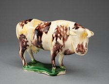 Cow, Staffordshire, c. 1765. Creator: Staffordshire Potteries.