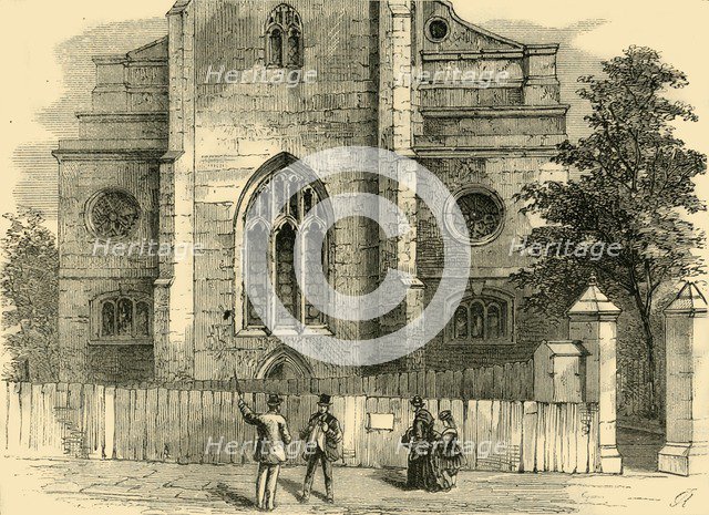 'The West End of St. Andrew's, Showing the Gothic Arch', c1872. Creator: Unknown.