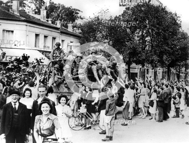 Liberation of Paris, August 1944. Artist: Unknown