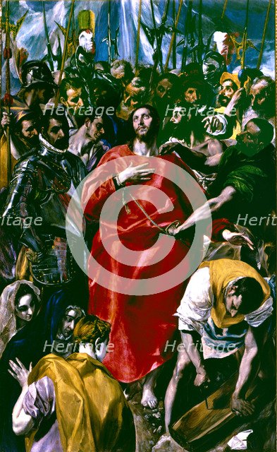 The Sacking', work by El Greco.