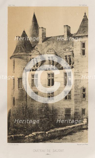 ...Pl.100, Château de Saligny (Alliers), 1860. Creator: Victor Petit (French, 1817-1874).
