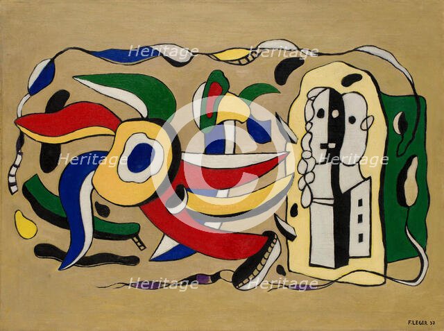 Composition murale, 1937. Creator: Fernand Leger.