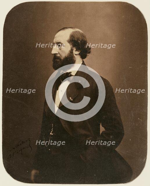 Émile Augier, about August 1857. Creator: Nadar.