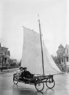 Sail Wagon, Brooklyn, between c1910 and c1915. Creator: Bain News Service.