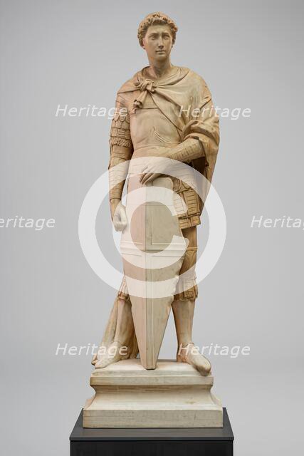 St George - from Orsanmichele, 1416. Creator: Unknown.