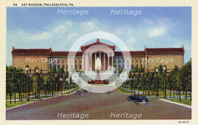 Art Museum, Philadelphia, Pennsylvania, USA, 1934. Artist: Unknown