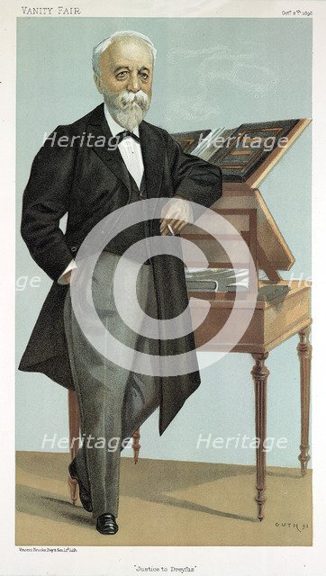 'Justice to Dreyfus', 1898. Artist: Jean Baptiste Guth