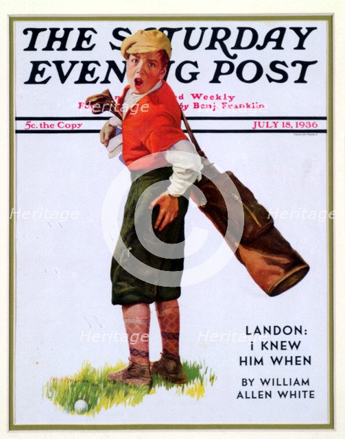 Cover of The Saturday Evening Post, American, 1936. Artist: Unknown