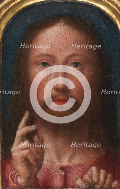 Christ Blessing, ca. 1500-1505. Creator: Gerard David.