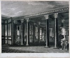 Interior view of the lower vestibule in Carlton House, Westminster, London, 1819. Creator: Richard Gilson Reeve.