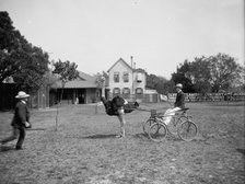 Oliver W., the famous trotting ostrich [at Florida Ostrich Farm, Jacksonville], c1903. Creator: Unknown.