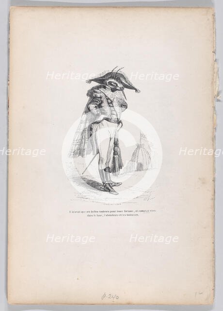 He had only his beautiful colors... from Scenes from the Private and Public Life of..., ca. 1837-47. Creator: Andrew Best Leloir.