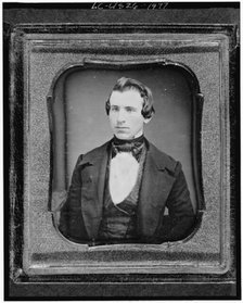 Unidentified man, friend of Clara Barton, head-and-shoulders portrait..., between 1840 and 1860. Creator: Unknown.