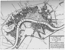 Plan of London and Westminster, 1749 (1903). Artist: Unknown.