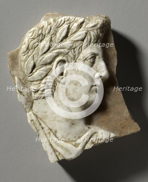 Cameo with Portrait of the Emperor Augustus (reigned 30 BC - AD 14), 14-37. Creator: Unknown.