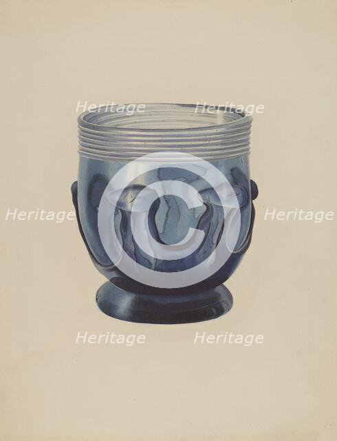 Glass Bowl, c. 1940. Creator: Michael Trekur.