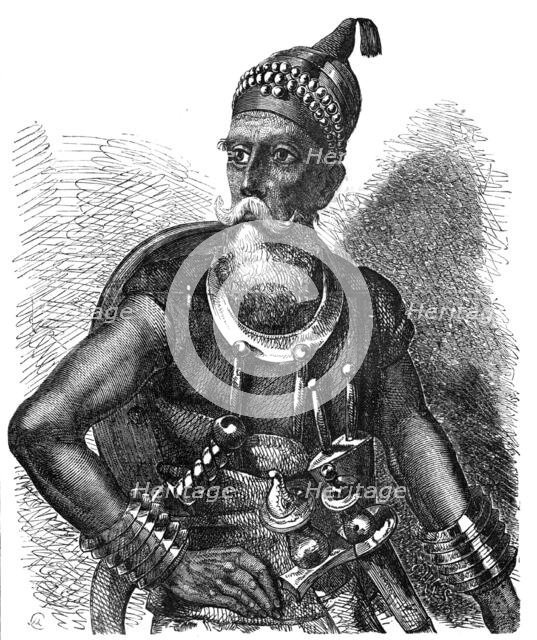 The Akali of the Sikhs - from a drawing by Marshall Claxton, 1857. Creator: Unknown.