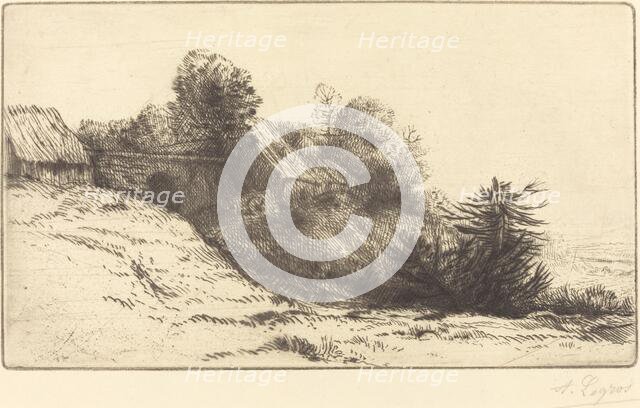 View of a Farm, 2nd plate (La ferme du Bienheureux). Creator: Alphonse Legros.