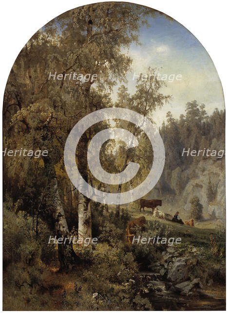 Ideal Landscape, 1860. Creator: Werner Holmberg.