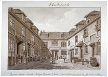View of Queen's Court, Upper Ground Street, Southwark, London, 1827.    Artist: John Chessell Buckler