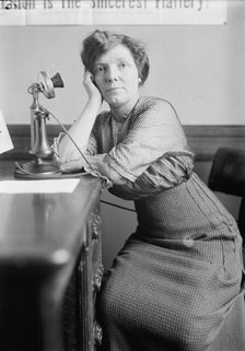 Antoinette Funk, Co-Chairman N.A.W.S.A., 1914. Creator: Harris & Ewing.