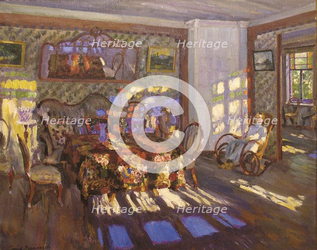 Sunlight through coloured Glass Windows, 1916. Artist: Vinogradov, Sergei Arsenyevich (1869-1938)