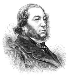 The late Baron Meyer de Rothschild, 1874. Creator: Unknown.