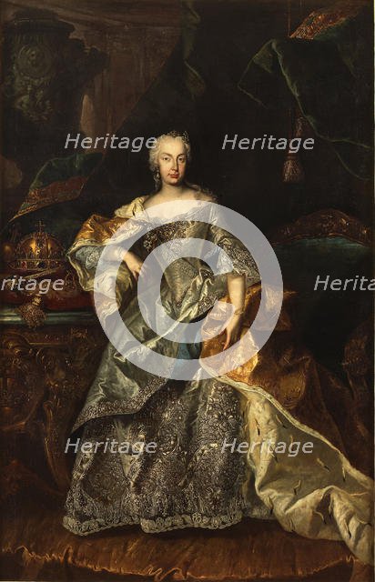 Maria Theresa as the Queen of Hungary, 1740-1741. Creator: Anonymous.