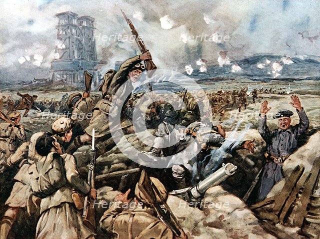 Battle of Loos, France, World War I, 1915. Artist: Unknown