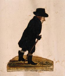 The late Reverend Caleb Carrington, Vicar of Berkeley, 1864. Creator: Stephen Jenner.