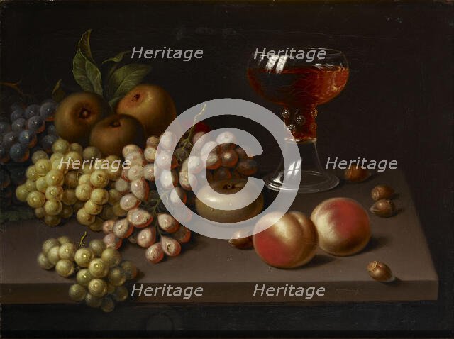 Still Life with Fruit, copy after Jac. Stockmann. Creator: Johan Erik Lindh.