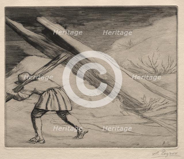 Winter (1st Plate). Creator: Alphonse Legros (French, 1837-1911).