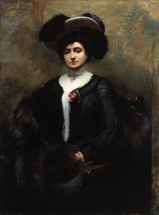 Portrait de Marie-Louise Cognacq, née Jay, 1903. Creator: Jeanne-Magdeleine Favier.