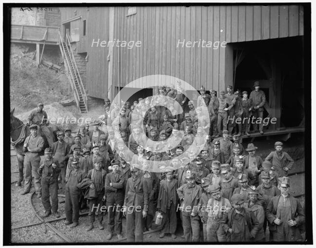 Breaker boys, Woodward coal breakers, Kingston, Pa., between 1890 and 1901. Creator: Unknown.