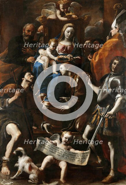 Madonna of Constantinople, c. 1565. Creator: Preti, Mattia (1613-1699).