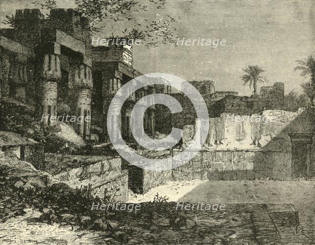 'The Temple at Luxor', 1890.   Creator: Unknown.