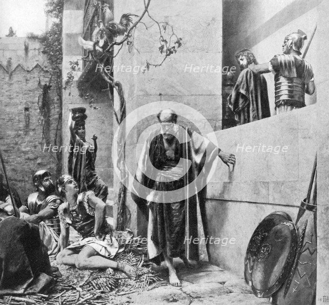 The Denial of Saint Peter, 1926.Artist: Ferdinand Graf von Harrach