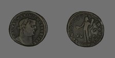Follis (Coin) Portraying Emperor Galerius, about 301. Creator: Unknown.