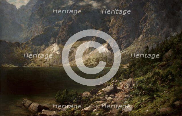 The Morskie Oko Lake, 1891. Creator: Alexandre Mroczkowski.