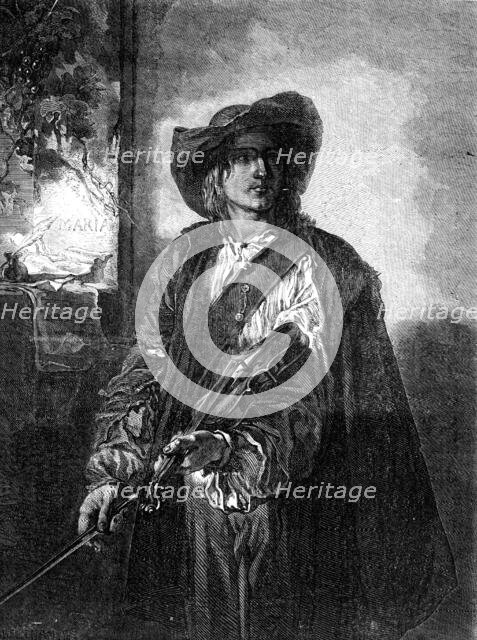 "Art and Liberty" - painted by Gallait, 1856.  Creator: Cheltnam.